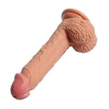 8.27 Inch Penis Dildo Hyper Realistic with Strong Suction Cup Base Double Layered