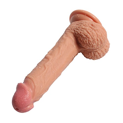 8.27 Inch Penis Dildo Hyper Realistic with Strong Suction Cup Base Double Layered