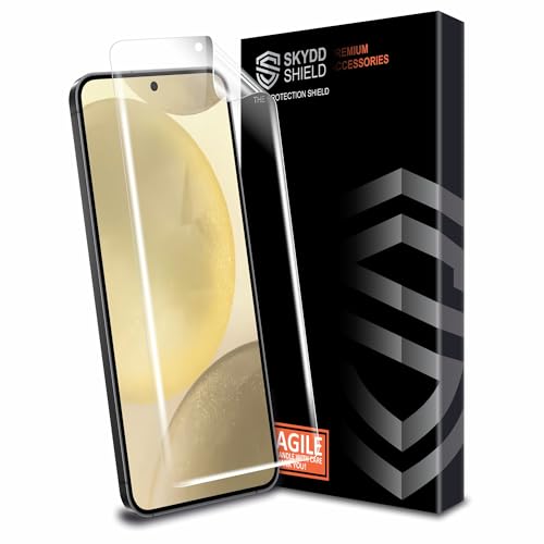 Image of TPU hydrogel Edge to Edge Screen Protector Guard For Samsung Galaxy S25 and Samsung Galaxy S24 (6.8 Inch) With Installation Kit | Fingerprint Compatible | Edge to Edge Coverage