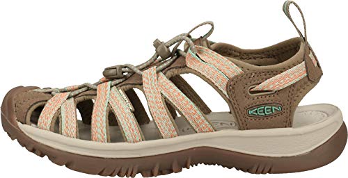 KEEN womens Whisper Sandal, Brown, 8 US2