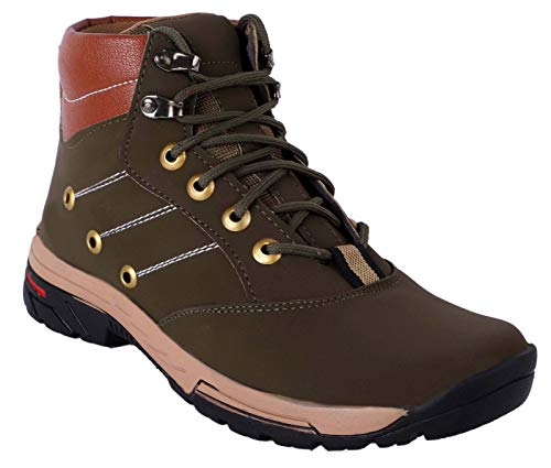 Image of AADI Men's Synthetic Leather Outdoor Shoes, Casual Boots