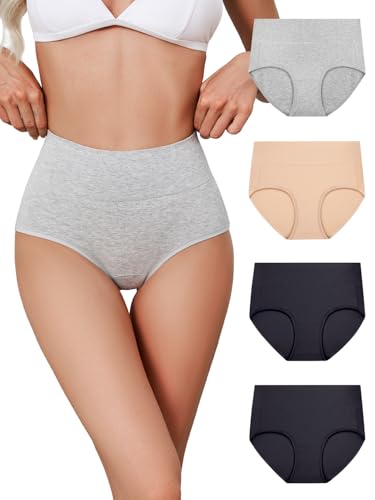 Ellychi Yii High Waisted Cotton Underwea…