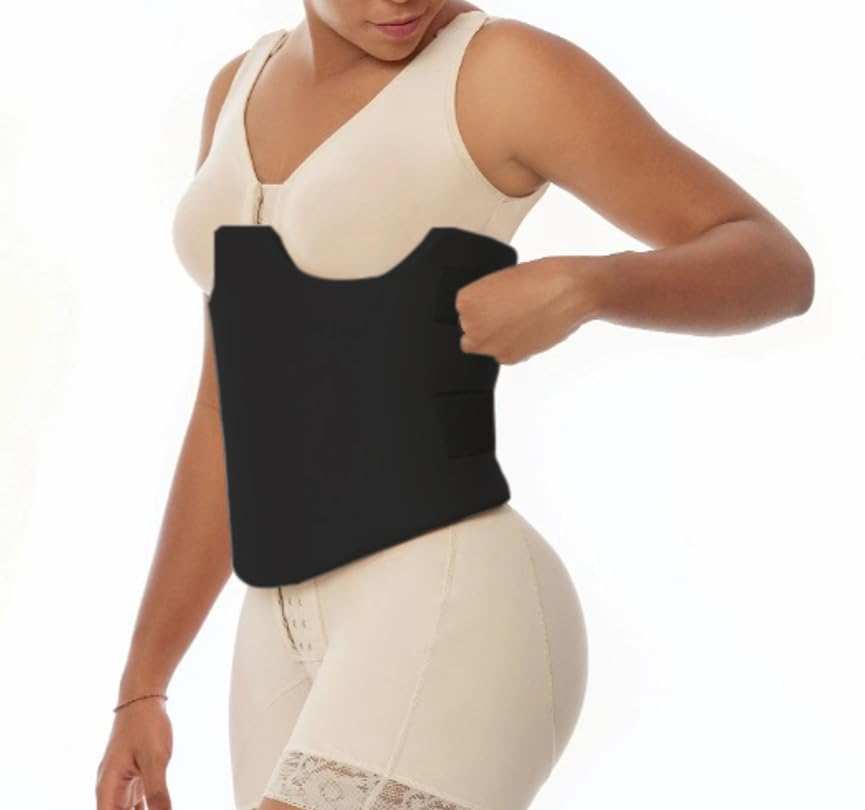 Post Surgery 360 Lipo Foams Wrap Around | Tummy Tuck Binder Post Surgery | Soft & Breathable Material, 360 Wrap around Liposuction | BBL Post Surgery Supplies (Medium)
