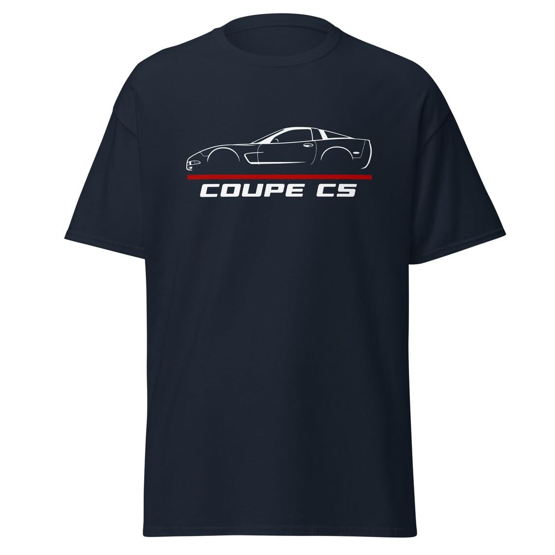 Classic Vette Coupe C5 Car Silhouette Unisex T-Shirt