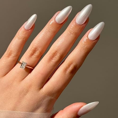 Image of Nail Polish for Women, Nail Paint - Metallic Finish | Long-Lasting, High-Shine Finish, Chip-Resistant & Quick-Drying Formula | Vegan & 12 Chemical Free Nail Paint For Women Professional-Quality Manicure 5ml (Pearl White)