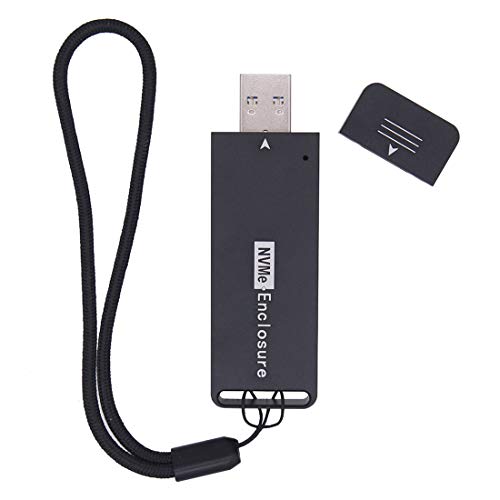 Boîtier externe M.2 NVMe haute vitesse USB 3.1 Type-A Gen 2 pour SSD 2242 2230