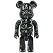 Bearbrick Gewalttätiger Bären Baustein Bär Basquiat Krone der 8. Generation 400% Action Modell Mode Kunst Home Ornamente Dekoration Größe 28 cm(11in) A