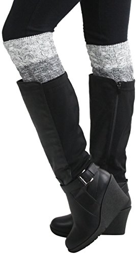 Image of ToBeInStyle Women's Sexy Soft Knit Thick Knee High long Leg Warmers