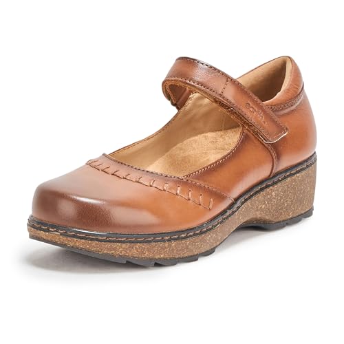 Earth Footwear Women's, Kalece Mary Jane Round Toe Casual Shoes, Light Natural 110, 7.5 M