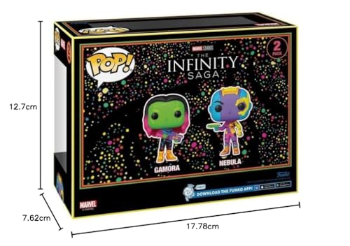 Pop! Guardians of The Galaxy Vol. 2 - Gamora & Nebula Blacklight Pop! Vinyl Figure 2-Pack - Image 3
