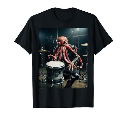 Chaqueta de cuero con cabeza de pulpo punk rock Heavy Metal