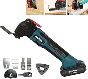 Cordless Oscillating Multi-tool 170W, 21V 1.5AH Battery, Oscillating Angle:4°, 6 Variable Speed, Electric Oscillating Tool W/ 22pcs Accessories For Sanding Scraping Polishing Grinding Grout Removal - View #3