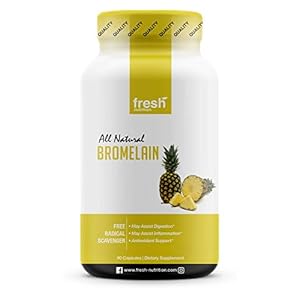 Bromelain – High Strength Bromelain Supplement – Vegan Friendly, Non GMO, Gluten and Soy Free
