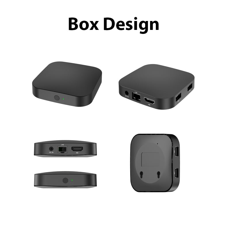 Image of BOXPUT Q8 4K Android 11.0 TV Box with Amlogic S905Y4, 4GB RAM, 32GB ROM, Dual WiFi 2.4G /5G & BT5.0, Smart TV Box with BT Voice Control and Infrared Learning (Batteries Not Included)