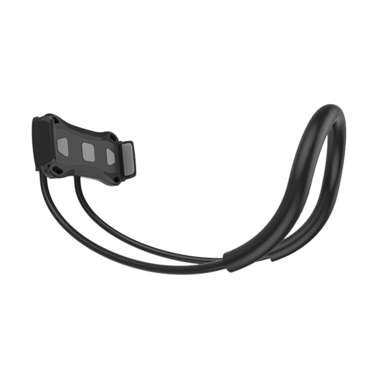 iplusmile Soporte para Teléfono Móvil para Colgar Cuello, Soporte Flexible Multifuncional para Celular y Tableta, Material Aluminio y Silicona, Color Negro