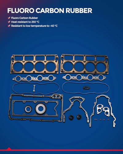 Image of KAX GEN 3 III LS Gasket Kit & LS9 Head Gasket Set for Chevy Silverado 1500 2500 3500 HD Express Suburban 1999-2010, GMC Sierra 1500 2500 HD, 4.8L 5.3L 6.0L, LS1 LS6 LQ4 LQ9, 12558178 12611384 12551933