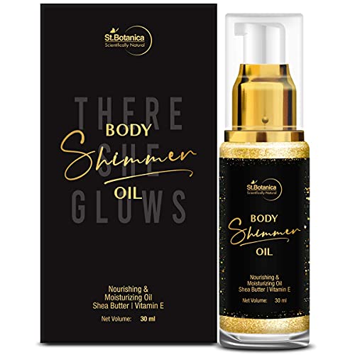 StBotanica Body Shimmer Oil – Nourishing & Moisturizing Oil With Shea Butter, Vitamin E, 30 ml StBotanica Body Shimmer Oil – Nourishing & Moisturizing Oil With Shea Butter, Vitamin E, 30 ml