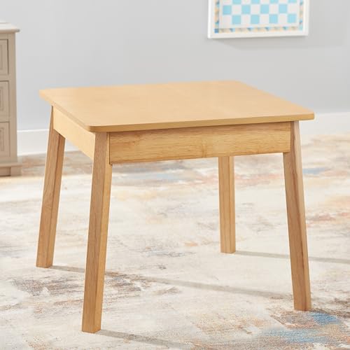 Table carrée Melissa & Doug en bois meuble robuste pour enfants