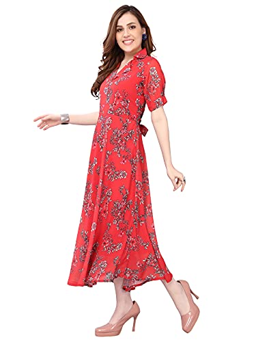 Image of Satrani Selvia Women's Fit & Flare Knee Length Dress