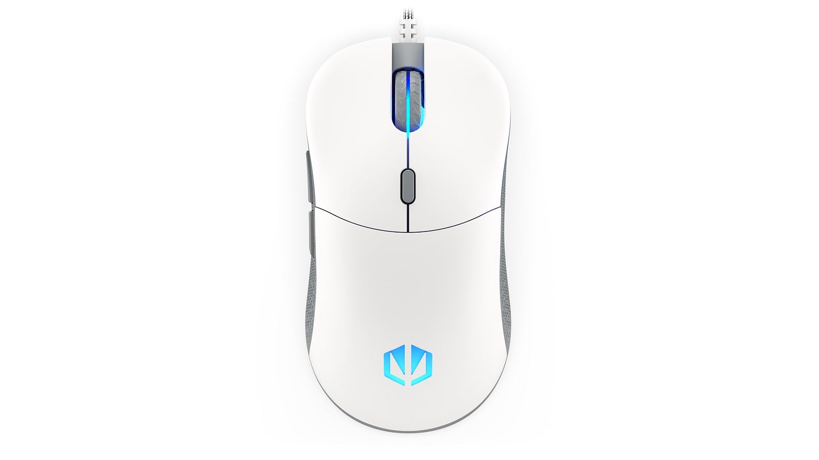 ENDORFY GEM Plus Onyx White, mouse da gaming leggero, sensore PixArt PAW3370, 19 000 DPI, EY6A011