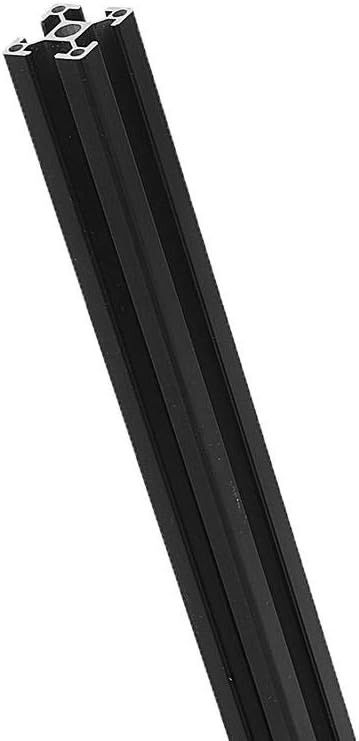 Lathe tools Black 100-1200mm 2020 T-slot Aluminum Extrusions Aluminum Profiles Frame for CNC Engraving Machine (Color : 650mm)