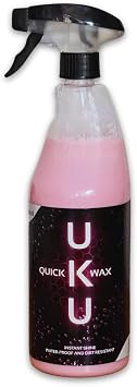 Uku Quick Wax Instant High-Gloss Spray Car Wax, Easy Spray-On Wipe-Off Paint Sealant & Water Repellent 25 fl oz