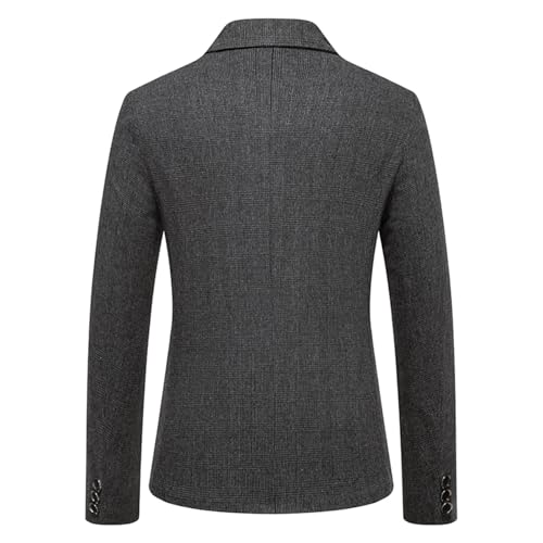 Men's One Button Blazer Casual Solid Color Wedding Suit Jackets Slim Fit Lightweight Sport Coats Formal Blazers3