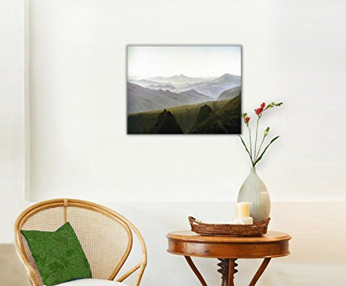 Caspar David Friedrich 'Der Morgen' Leinwandbild – 40x30 Cm, Auf Keilrahmen, Made In Germany