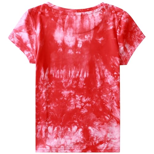 Image of 4th of July Shirts for Girls Patriotic American Flag Kids Clothing