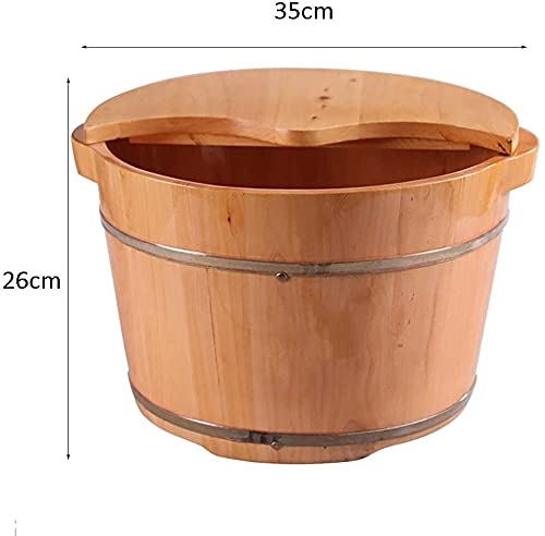 Cubeta de Madera para Masaje de Pies Spa y Sauna miniatura 5