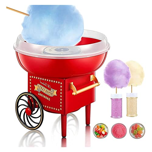 WYFX Zuckerwattemaschine für Kinder, tragbare elektrische Zuckerwattemaschine, Zuckerwattemaschine, hausgemachte…