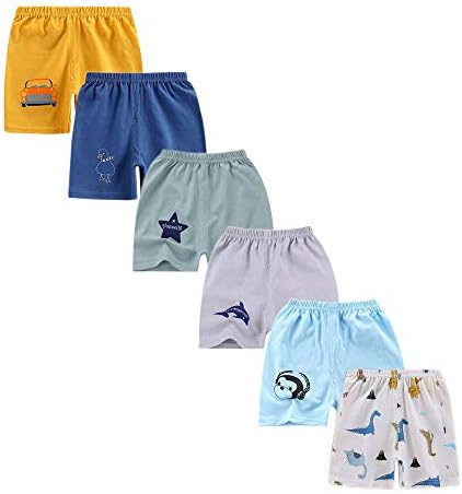 SHARELY SHEEP SharelySheep Baby Boys Elastic Waist Dinosaur Cotton Shorts Toddler Kids Pants, T9, 3T