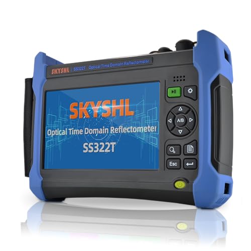 SKYSHL 850nm/29dB and 1300nm/37dB 80KM MM OTDR Multimode Fiber Tester Built-in OPM+OLS+VFL+Event Map+Data Module+7