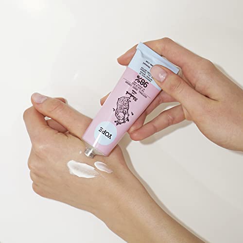 YOPE Natural Hand Cream, Rhubarb and Rose, 50 ml (Pack of 1) - Image 4