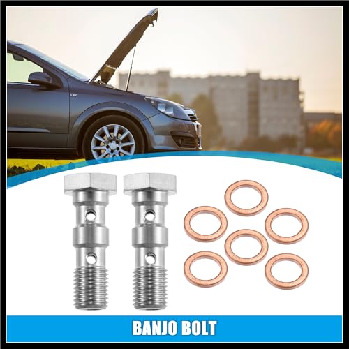 Perno banjo doble de 31 mm en acero inoxidable de alta resistencia 2
