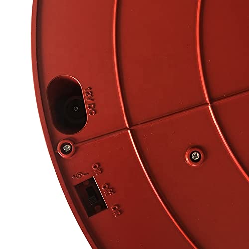 Enfeite De Natal Musical Led Neve Relógio Pendurado Luzes