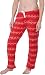 Active Club Women's Warm Printed Cozy Plush Lounge Pajama Pant