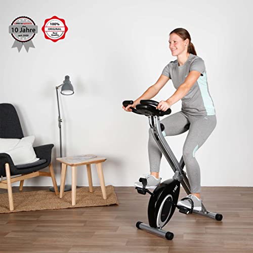 Ultrasport F-Bike, F-Rider Basics, Fahrradtrainer, Fitnessfahrrad LCD Trainingscomputer, Klappbarer Hometrainer, Max… – Bild 4