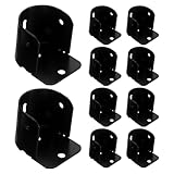 Esthétique améliorée : les supports de rideaux décoratifs rehaussent l’apparence de la pièce et s’intègrent à les styles de décoration tout en offrant un support fonctionnel pour la tringle à rideaux. support mural, bride de fixation en forme de u pour tringle