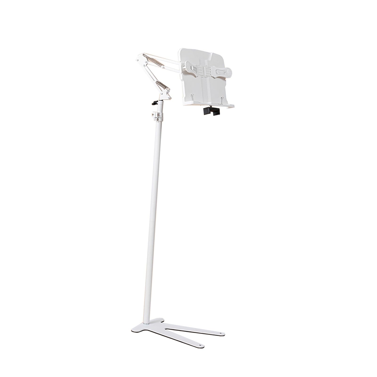 Genérico Soporte de Suelo Ajustable para Libros, Atril de Lectura Manos Libres, Soporte metálico Giratorio para Uso en el hogar, la Oficina y la Escuela, diseño ergonómico para Mayor Comodidad y Conv