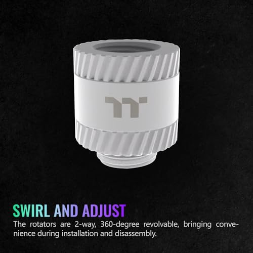 Image of Thermaltake Pacific SF Female to Male 20mm Extender White /DIY LCS /Fittings CL-W392-CU00WT-A