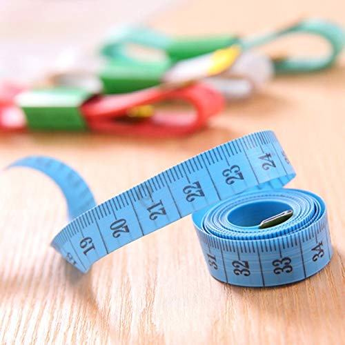 RWRAPS 60 Zoll/150 cm Maßband, weiches Nähband, Körpermaß, Lineal, Nähen, Schneider, Maßband, zufällige Farbe (Farbe: A) (A)