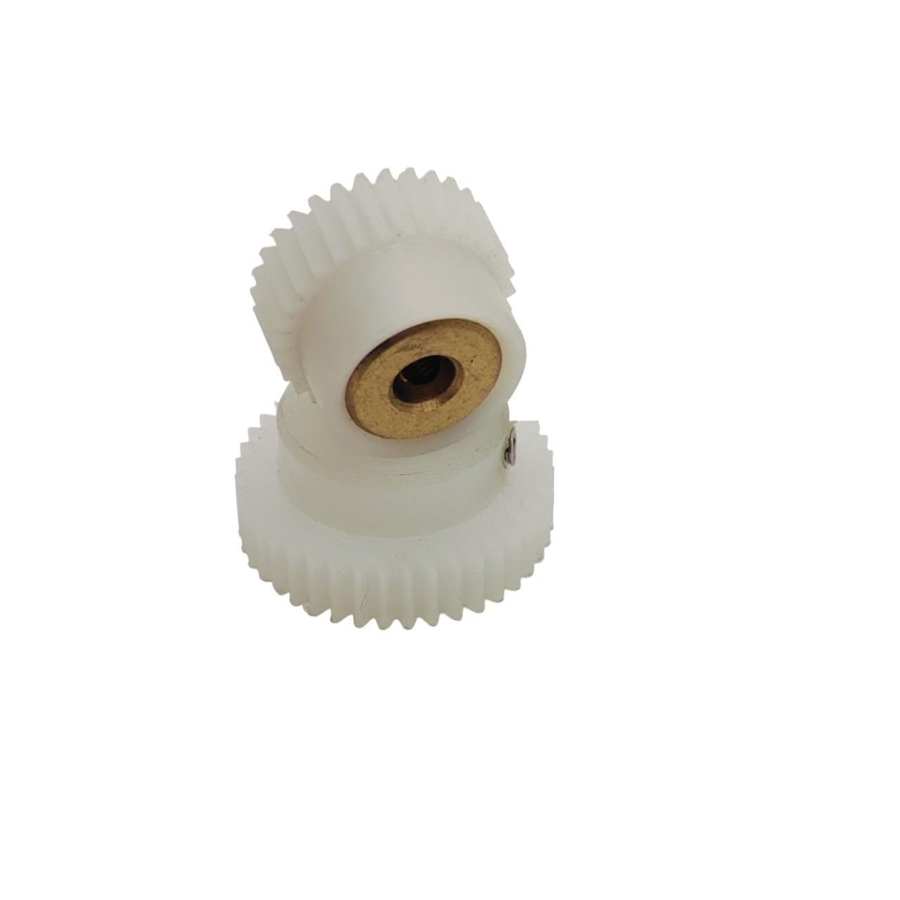 Cylindrical Drive 1pcs POM 0.8M 36T Spur Gear with Copper Sleeve Straight Teeth Pinion Gear 0.8 Module 36 Teeth Step Cylindrical Gear Rack Machinery(6MM BORE)