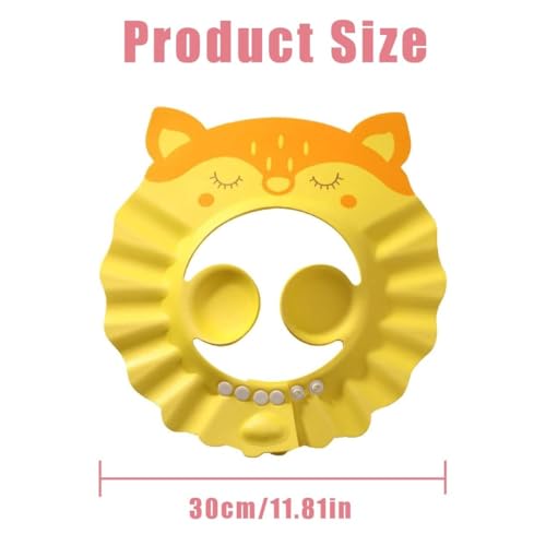 Baby Shower Cap Shield, 1 Piece, Shower Cap for Kids Silicone Bathing Hat, Toddler Shampoo Hats - Image 2