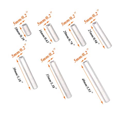 Socell 80 Pieces Dowel Pin Stainless Steel Shelf Support Pin Fasten Elements Shelf Bracket Pegs Cabinet Furniture Shelf Pins Support Assortment Kit #TOP1