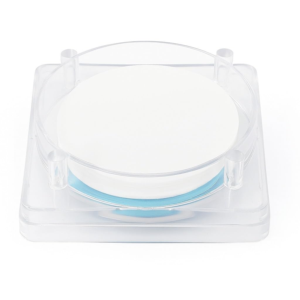 50 filtros de membrana microporosa de PVDF hidrofílicos e hidrofóbicos de 0,22 µm y 0,45 µm for filtración de solventes, HPLC y análisis de agua en laboratorio.(100mm 0.45um,Hydrophilic)