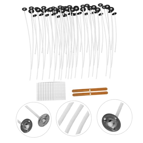 Kit para hacer velas con mechas y soportes miniatura 7
