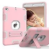 CCMAO iPad Mini 5 Case, iPad Mini 4 Case, Hybrid Three Layer Armor Shockproof Rugged Drop Protection Cover Case Built with Kickstand for Apple iPad Mini 5th Generation 7.9