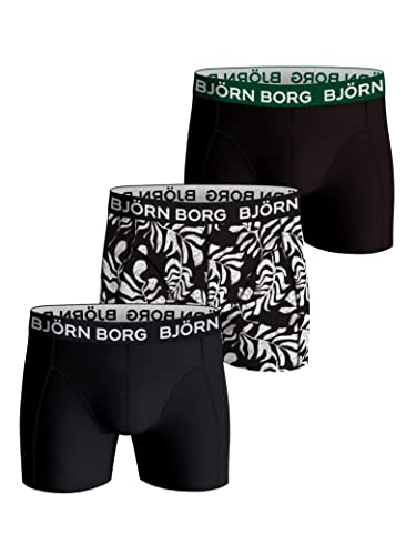 Björn Borg | Bjorn Borg Cotton Stretch Boxer 3P, Boxer Briefs for Men, Multi-Packs Available, Size L