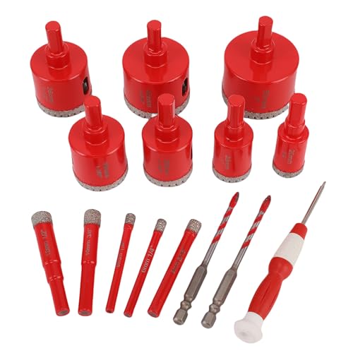 Kit de brocas húmedas y secas banapoy para cerámica y vidrio miniatura 5